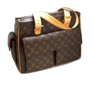 Louis Vuitton Multiplicite Monogram Handbag Shoulder Bag Brown